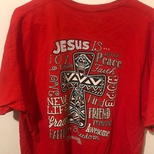 Red Blessed Girl Shirt